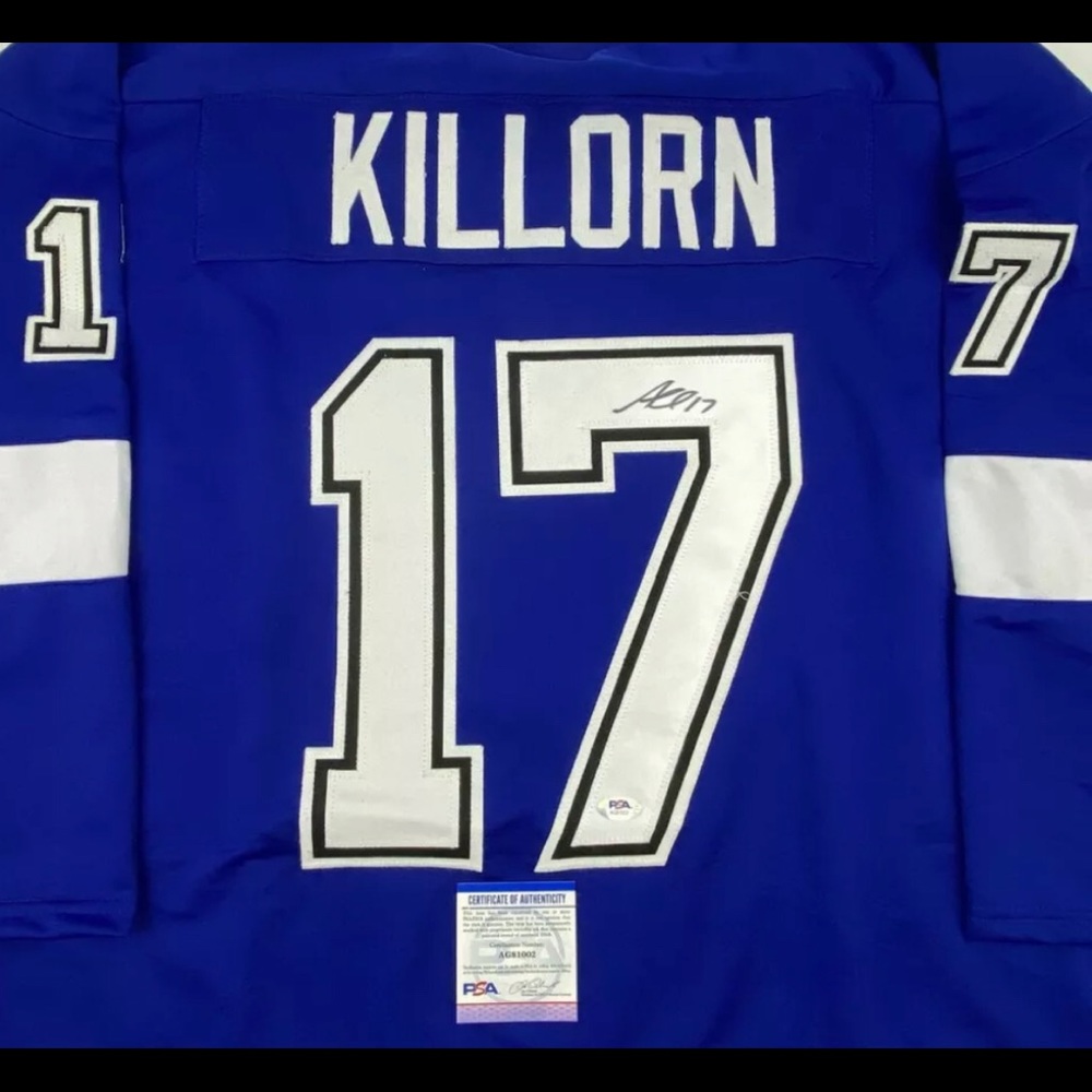 TAMPA BAY LIGHTNING ALEX KILLORN SIGNED JERSEY